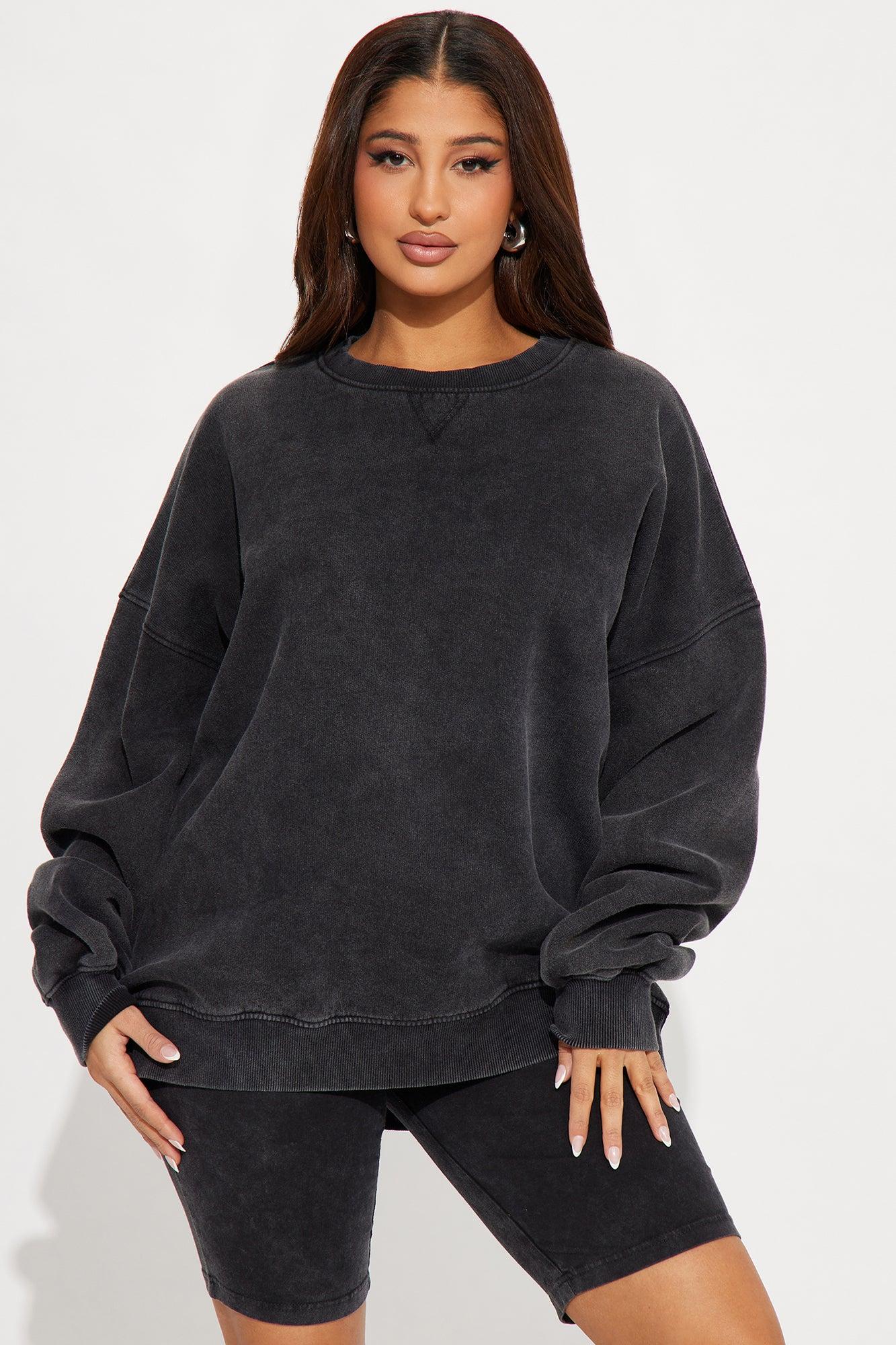 Comfy Sunday Biker Short Set - Black Product Image