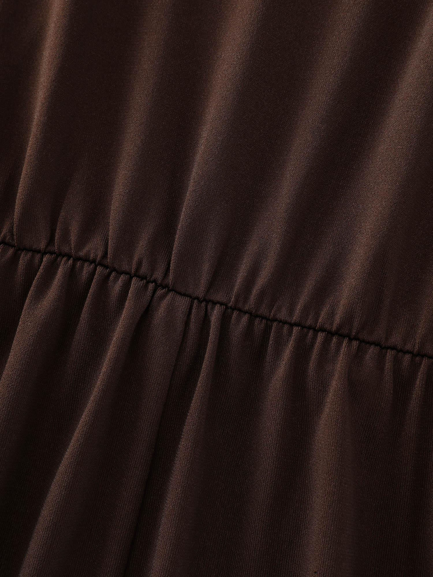 Stretchy Metal Eyelet Detail Bodycon Dress Female Product Image