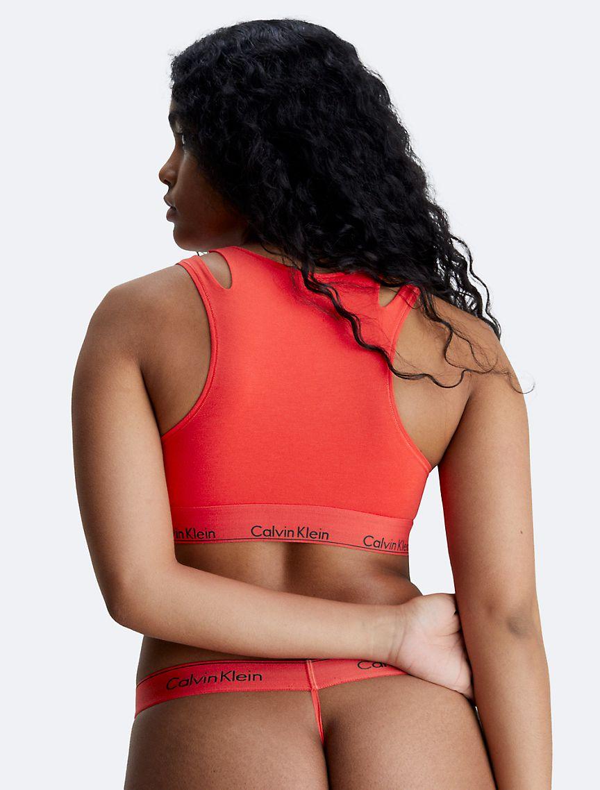 Icon Cotton Modal Deconstructed Unlined Bralette Product Image