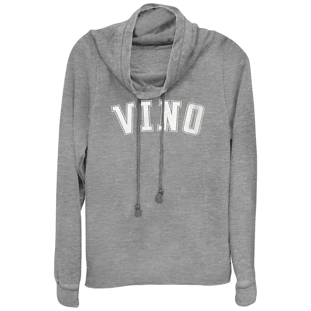 Women's Vino Cowlneck Graphic Lightweight Long Sleeve, Girl's,  Product Image