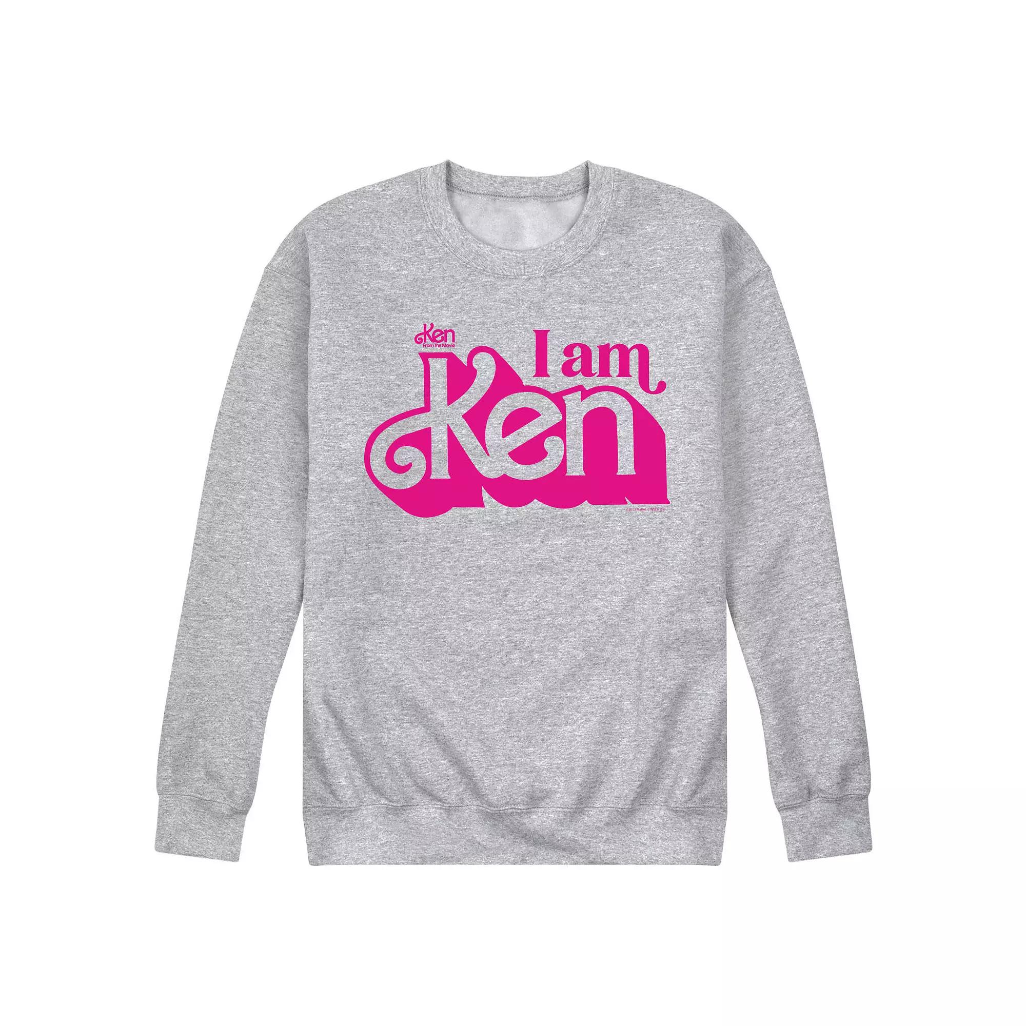 Men's Barbie™ The Movie I Am Ken Fleece Sweatshirt,  Product Image