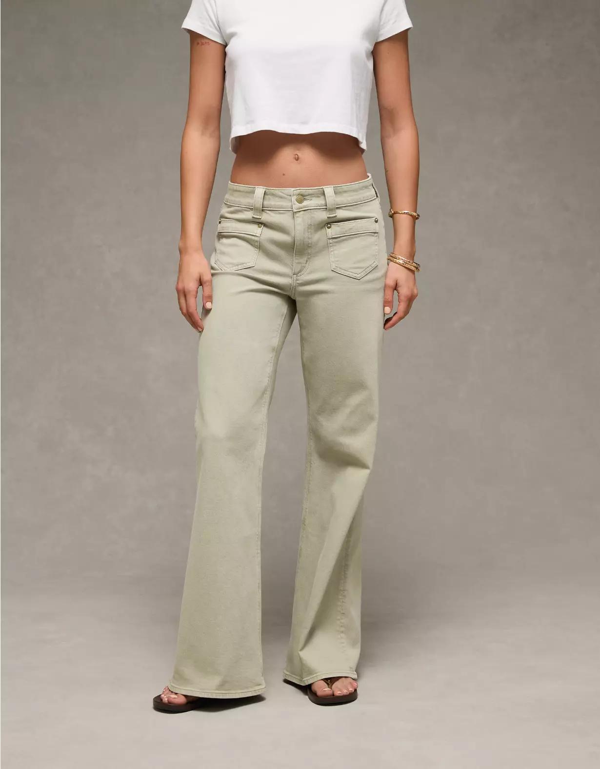 AE Stretch High-Waisted Flare Jean Product Image