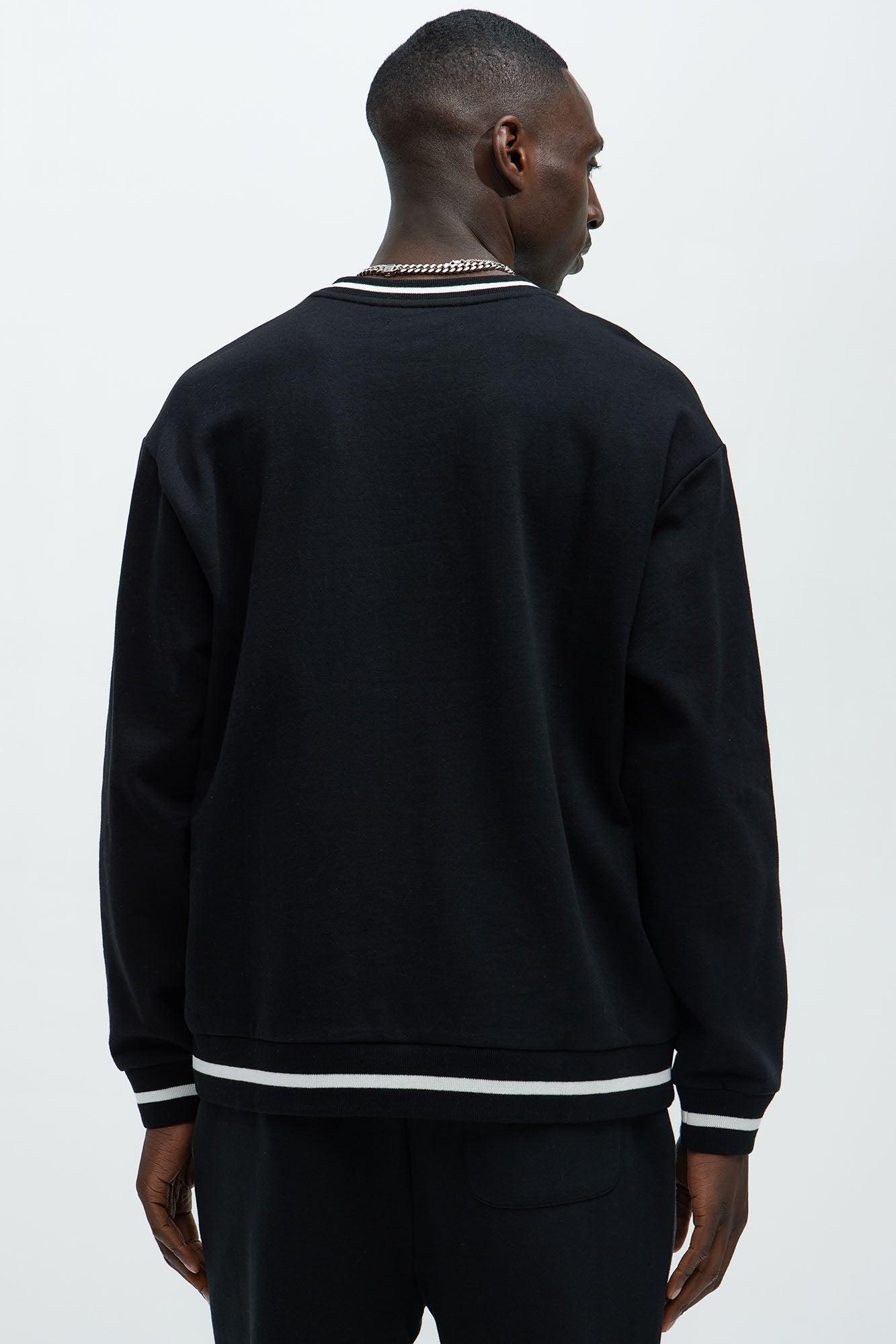 Tyson See The Signs V-Neck Sweatshirt - Black Product Image