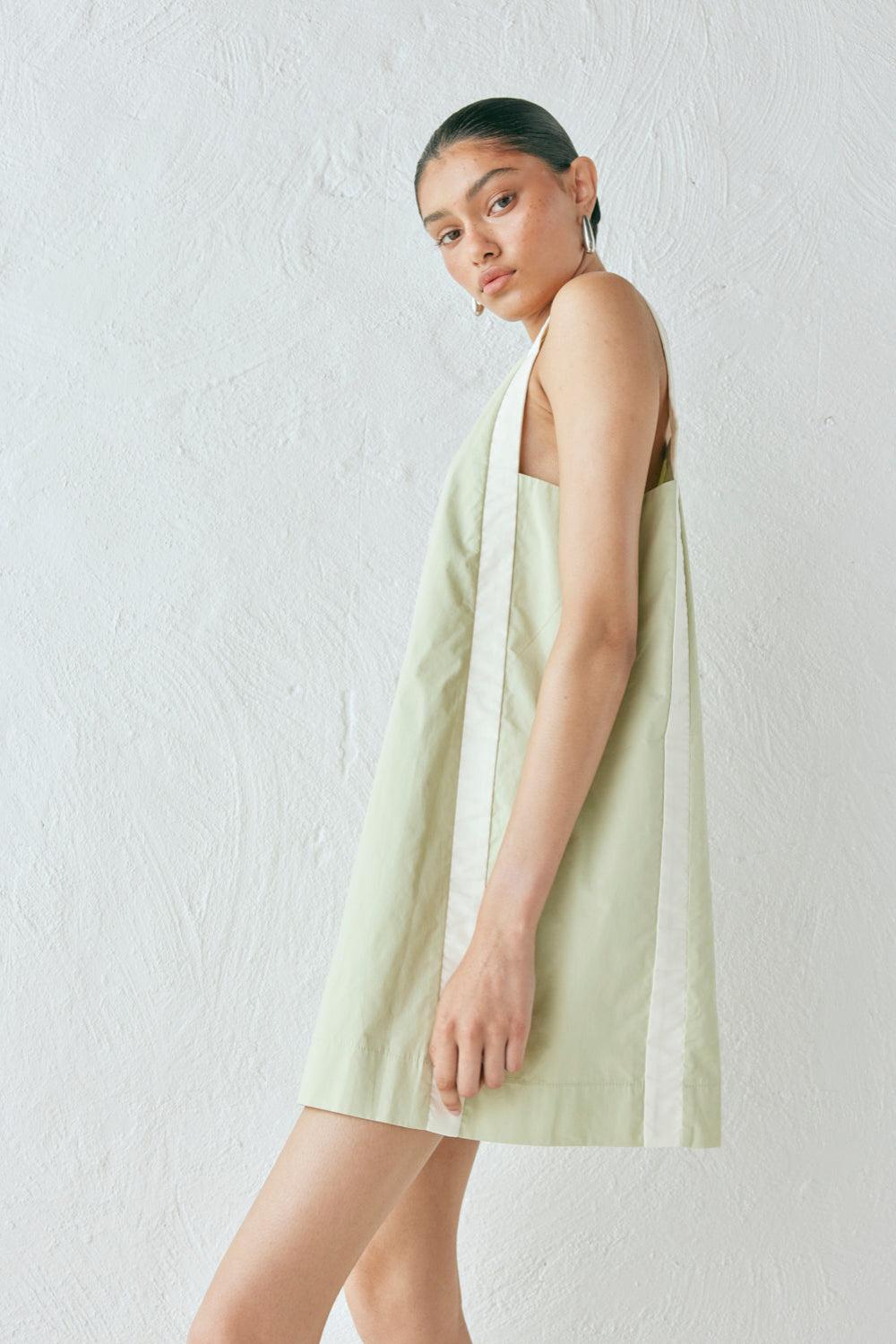 Luma Mini Dress Sage Product Image