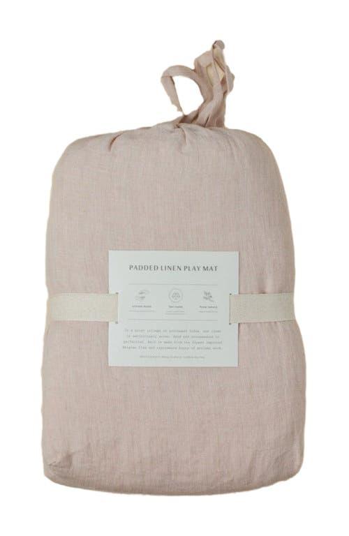 Creative Women Stone Washed Linen Quilted Playmat Product Image