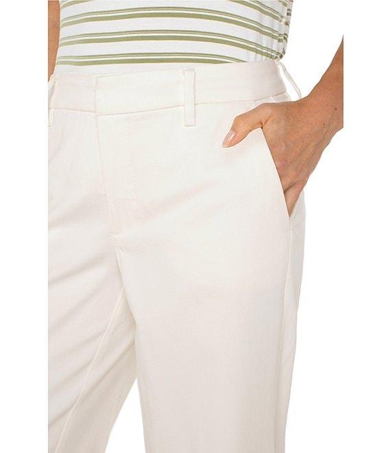 Liverpool Los Angeles Kelsey Twill Mid Rise Wide Leg Pants Product Image