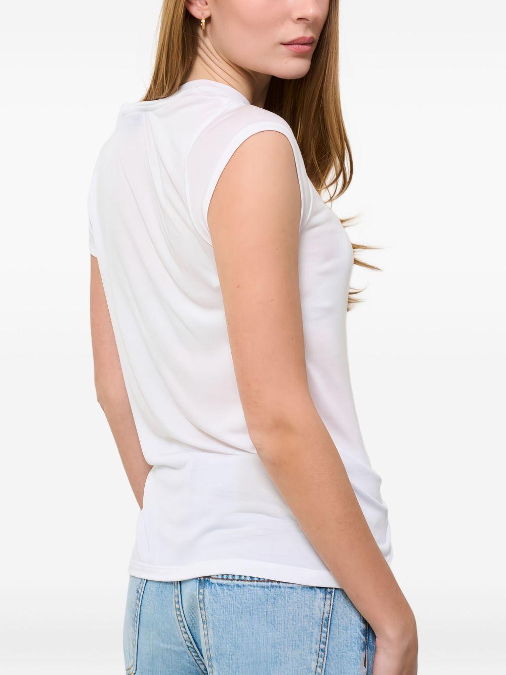 logo-motif cap-sleeve T-shirt Product Image