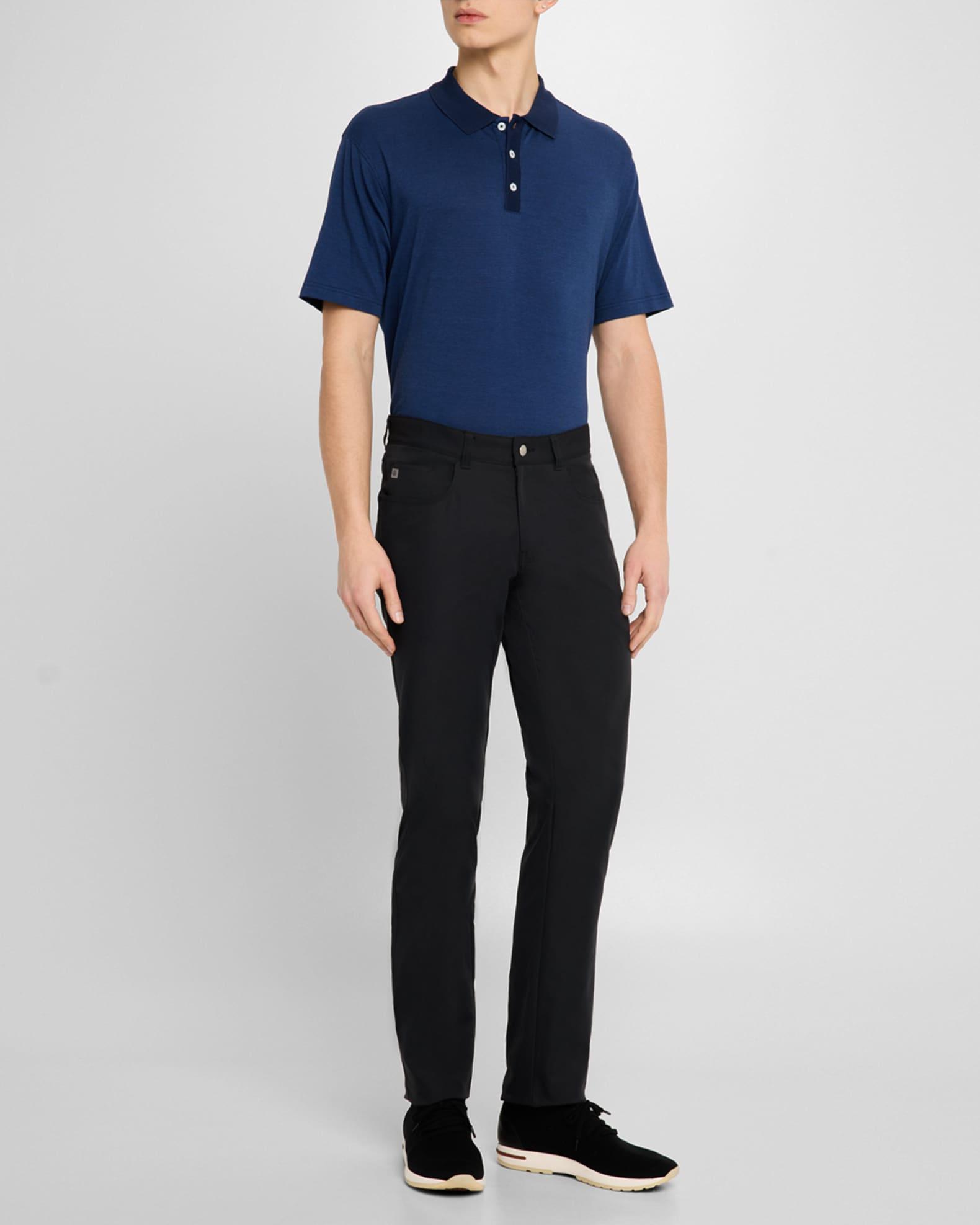 Men's Barnes Birdseye Knit Polo Shirt Product Image