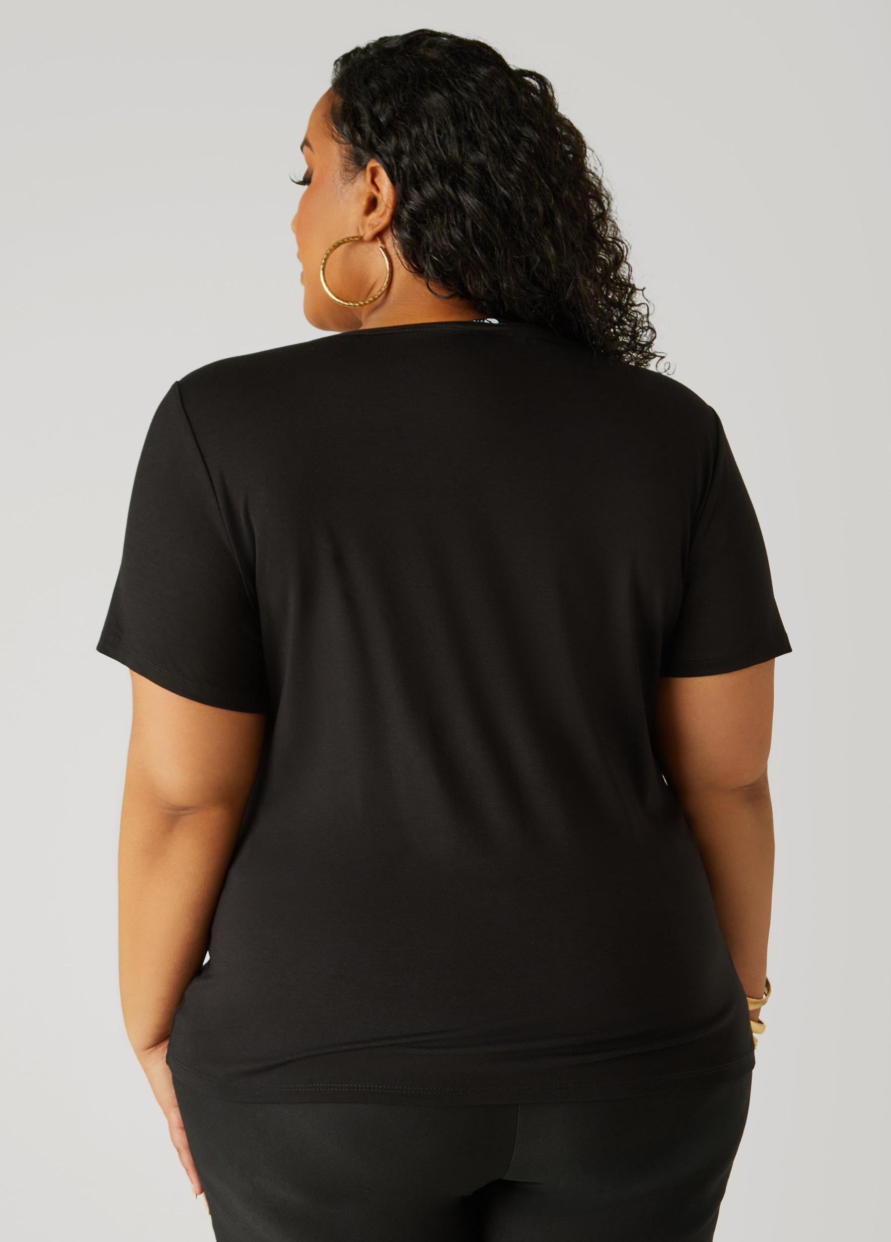 Metallic Graphic Tee Product Image