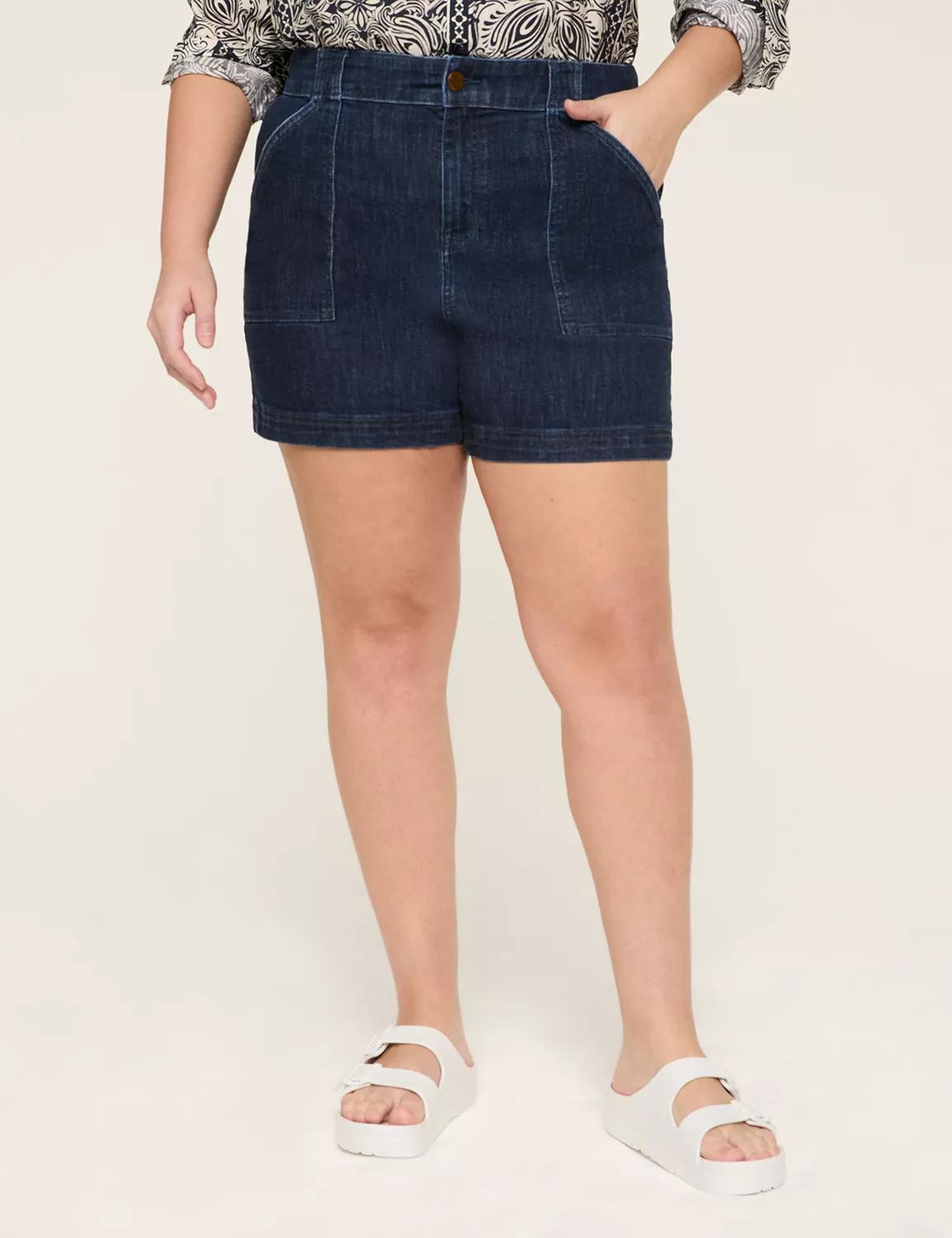 Girlfriend Fit High-Rise Jean Short - 4.5" Inseam Product Image