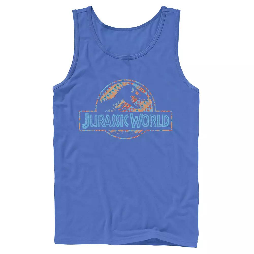 Men's Jurassic Park Raptor Hold Logo Pocket Tank Top,  Product Image