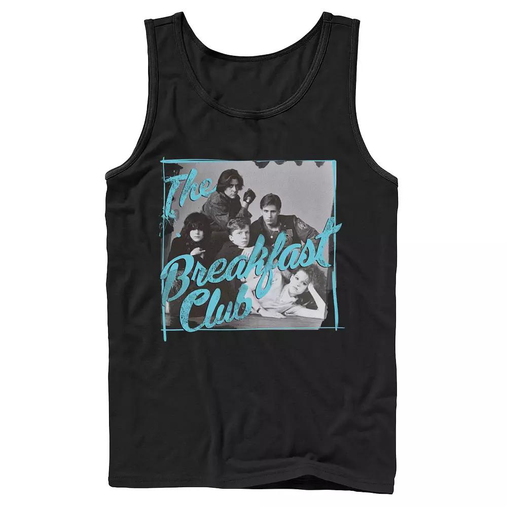 Men's Breakfast Club Group Portrait Fancy Script Tank Top,  Product Image