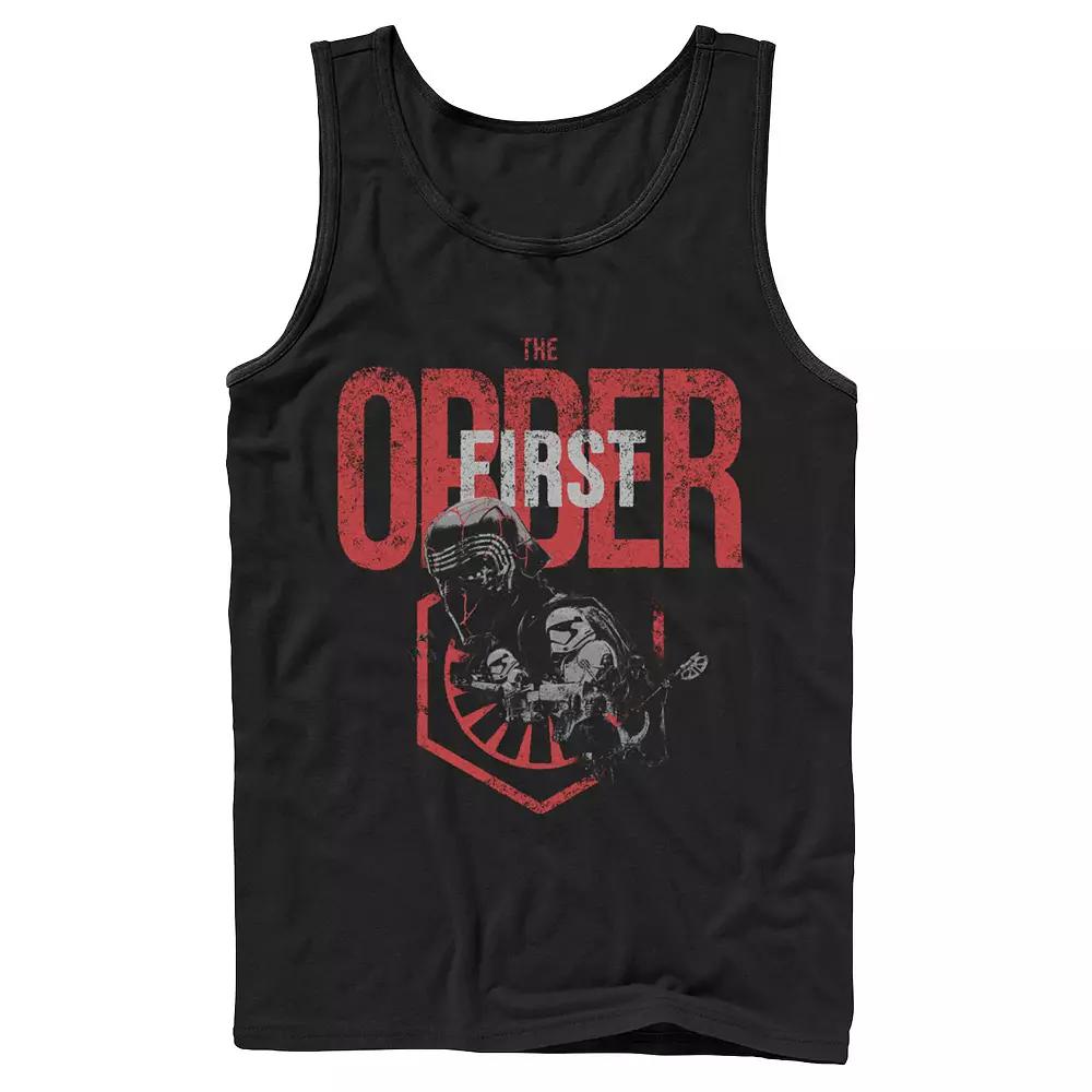 Men's Jurassic Park Neon Gradient Scene Tank Top,  Product Image