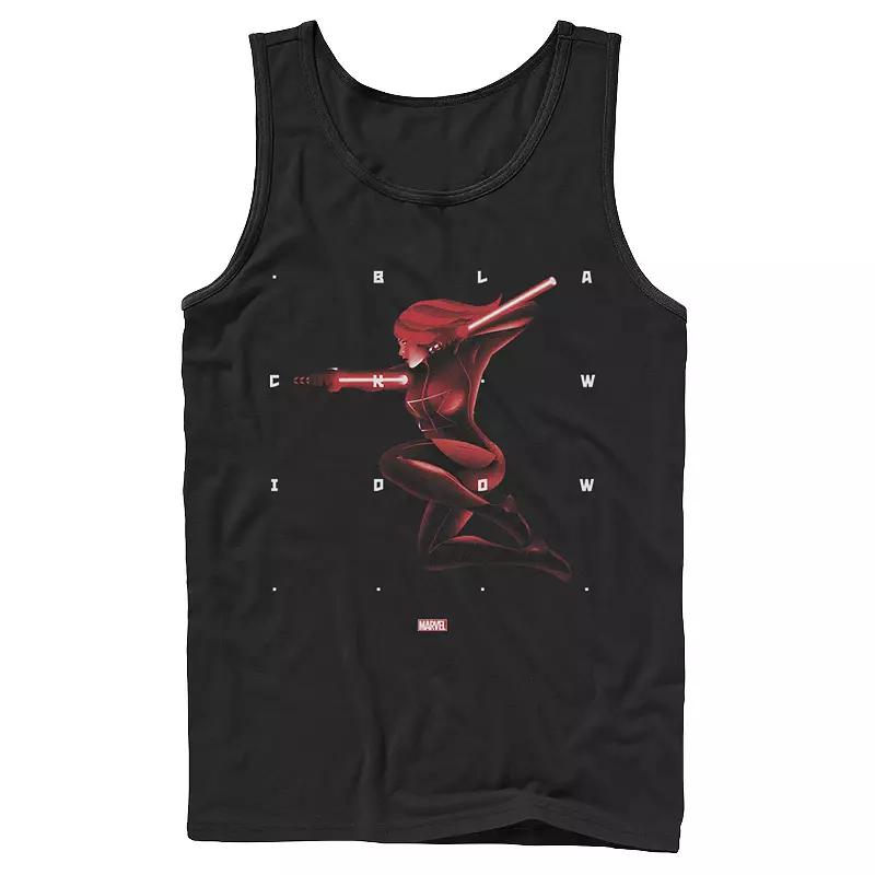 Men's Jurassic Park Neon Gradient Scene Tank Top,  Product Image