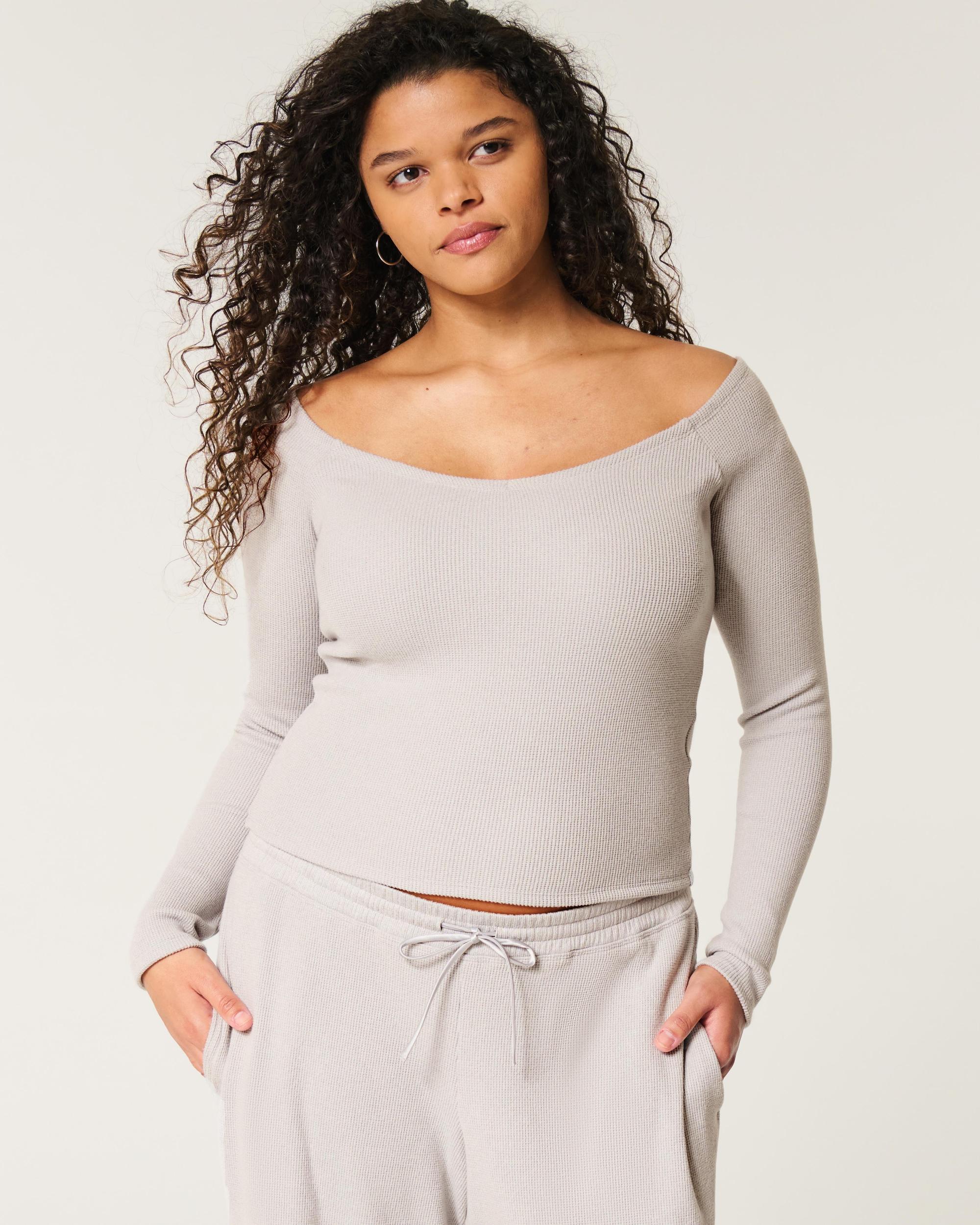 Gilly Hicks Wide V-Neck Top Product Image