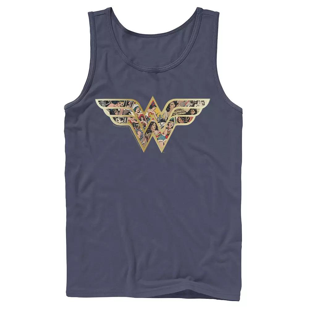 Men's Jurassic Park Beige Flat Movie Logo Tank Top,  Product Image