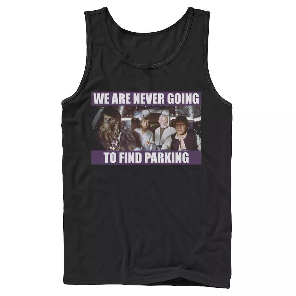 Men's Star Wars We Are Never Going To Find Parking Tank Top,  Product Image