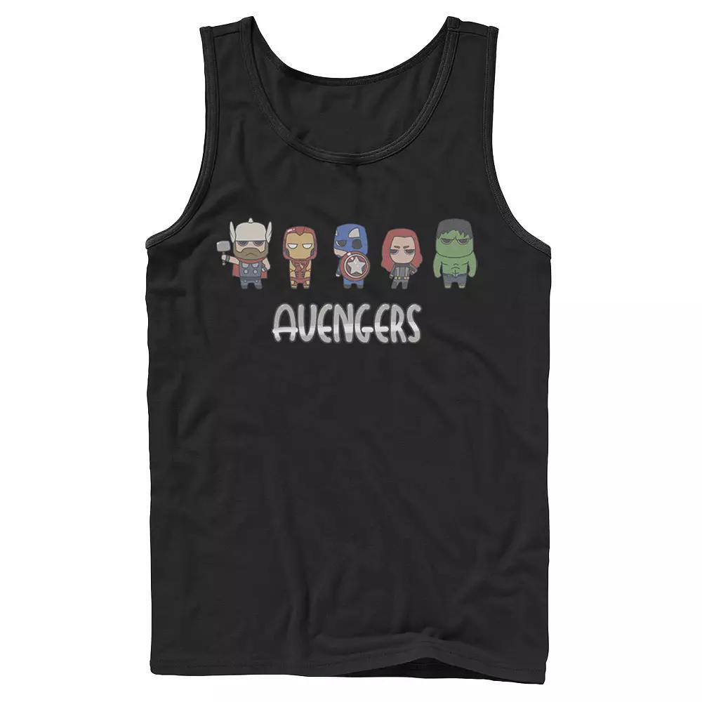 Men's Marvel Avengers Doodle Group Shot Tank Top, Boy's,  Product Image