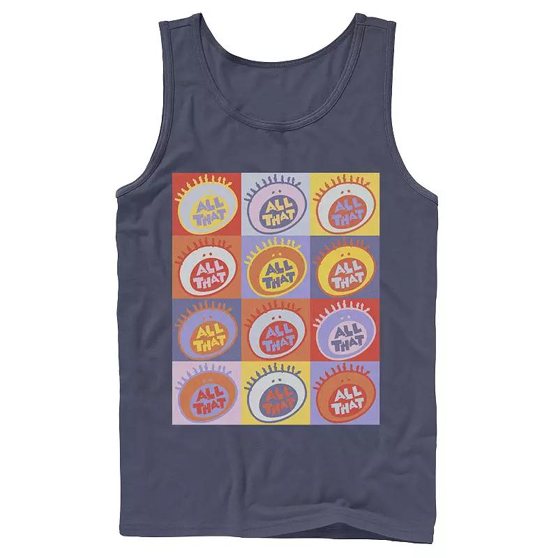 Men's Nickelodeon All That Classic Vintage Logo Panels Graphic Tank Top,  Product Image
