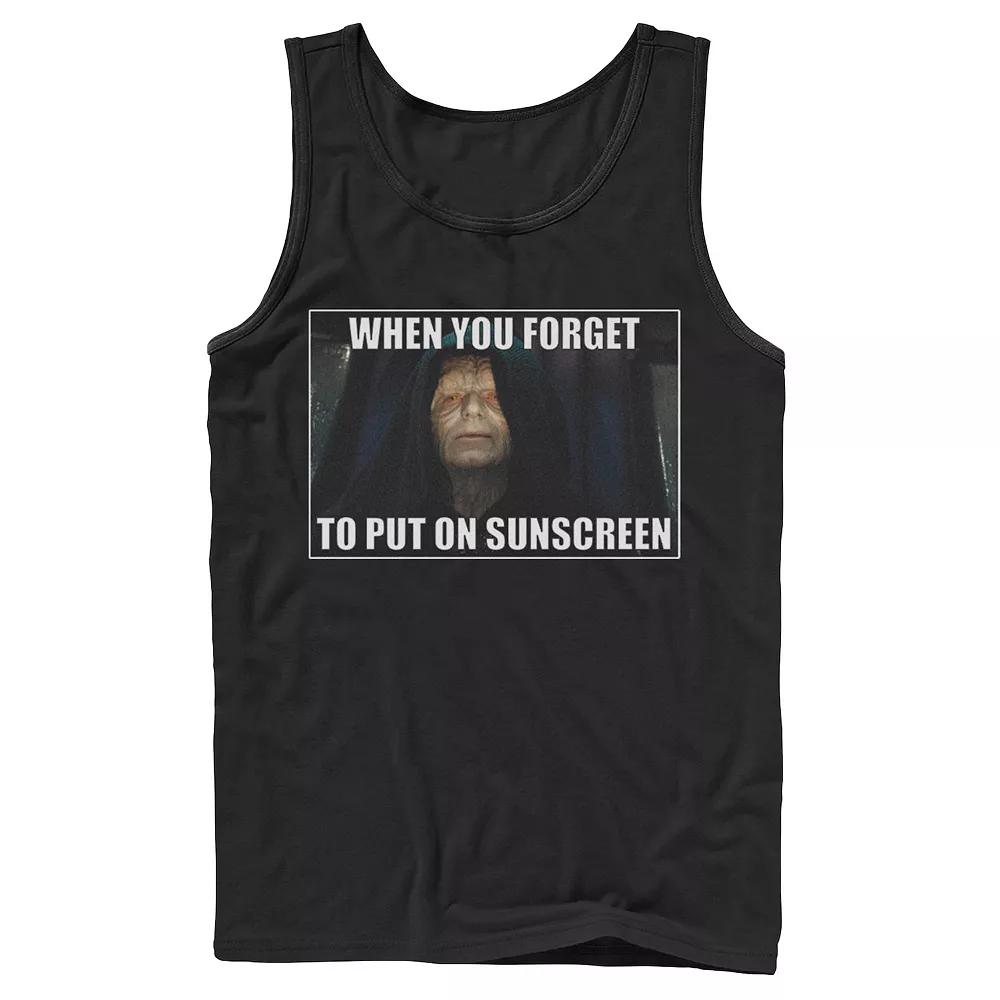 Men's Star Wars When You Forget To Put On Sunscreen Tank Top,  Product Image
