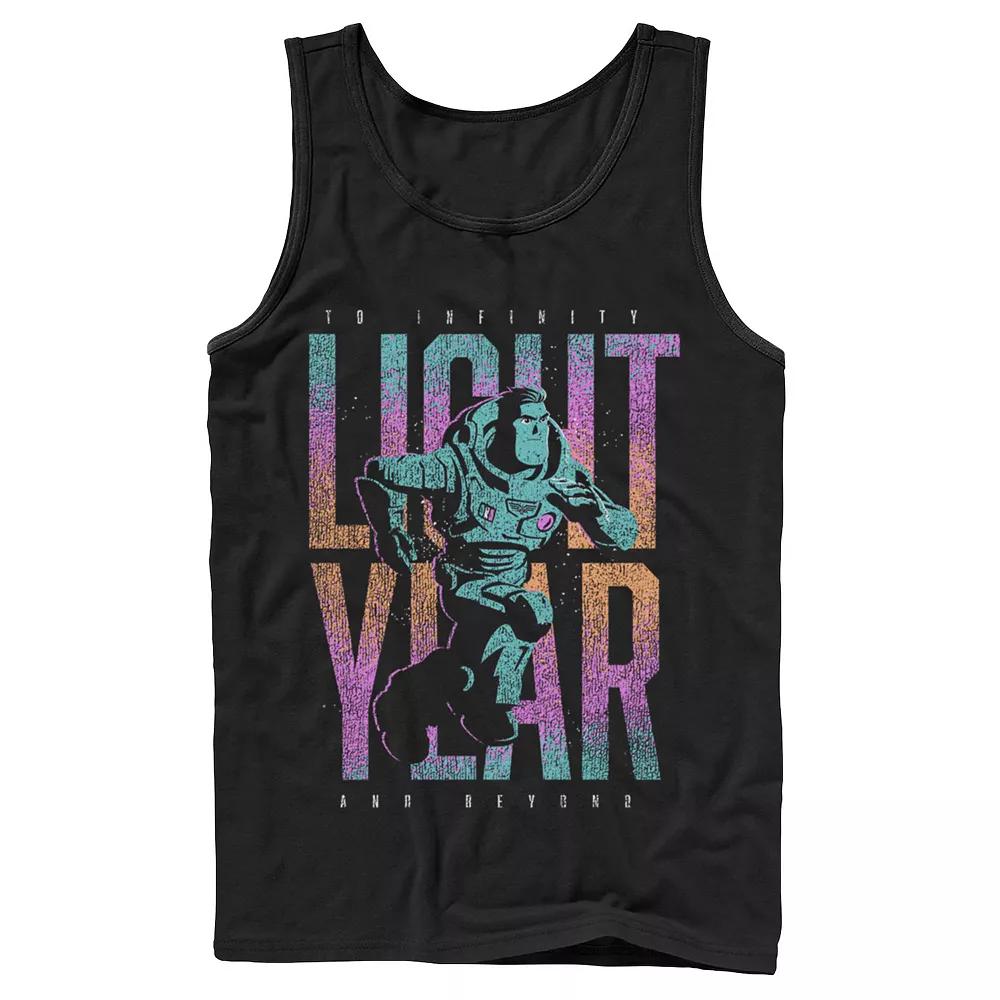 Disney / Pixar's Lightyear Men's To Infinity And Beyond Buzz Phrase Tank Top,  Product Image