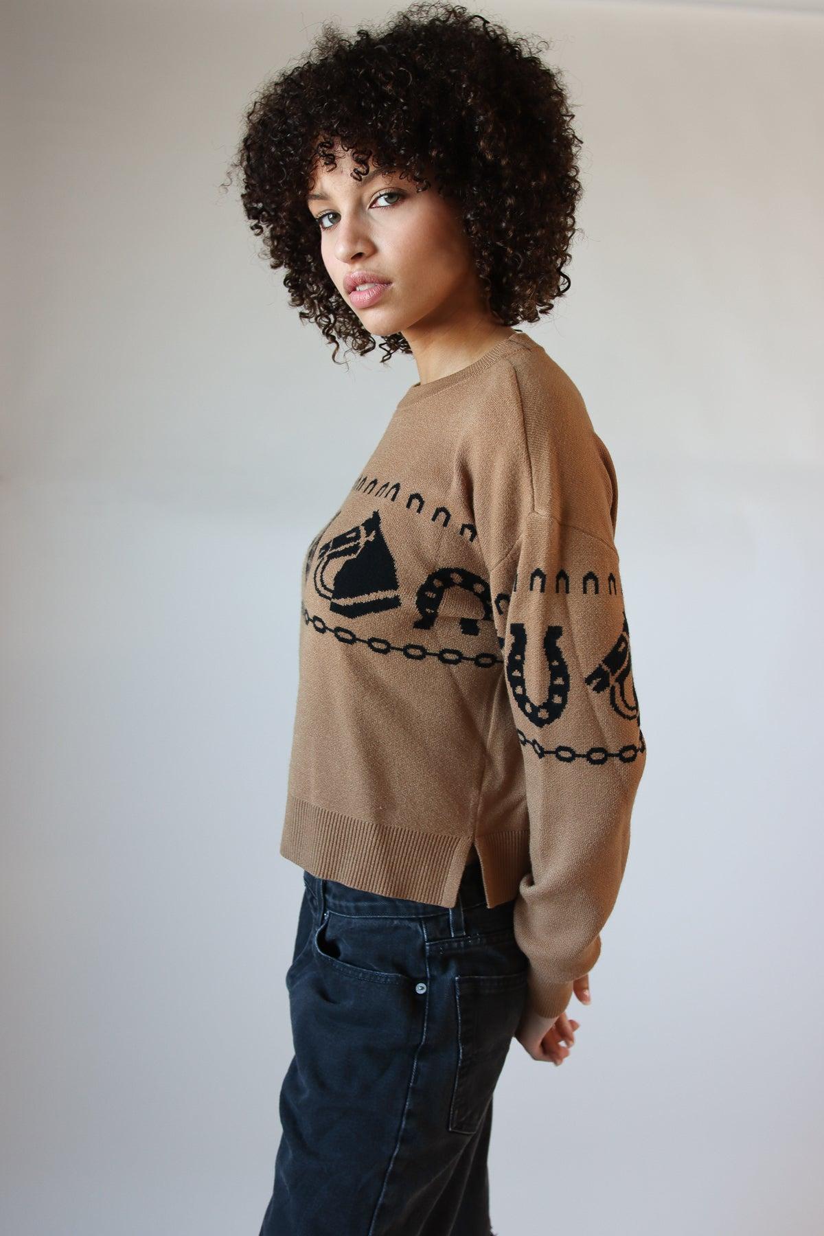 Western Pullover Sweater Product Image