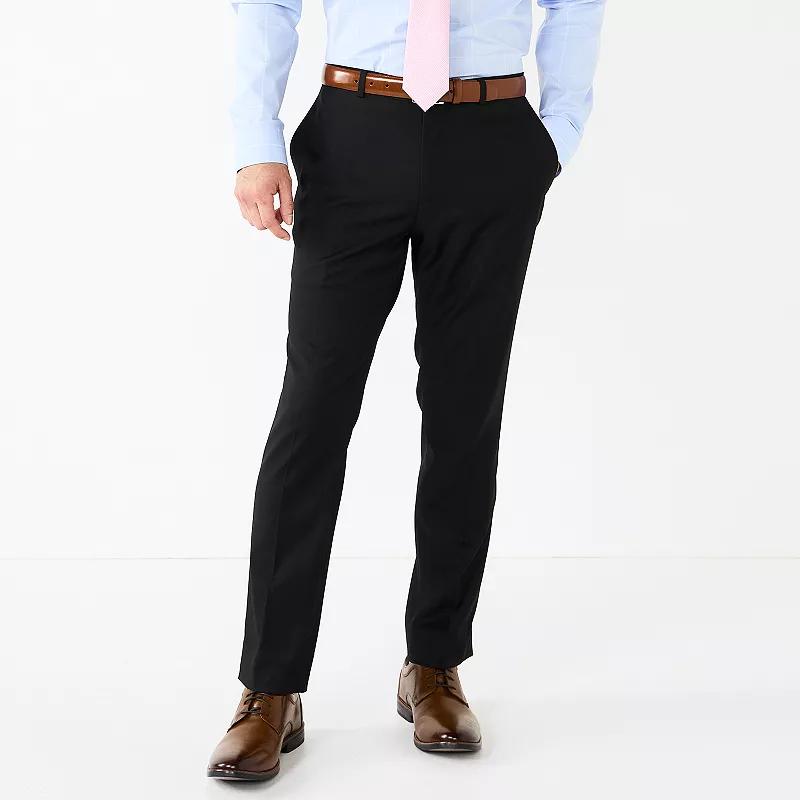 Men's Apt. 9® Premier Flex Performance Slim-Fit Washable Suit Pants, Size: 36X30, Black Product Image