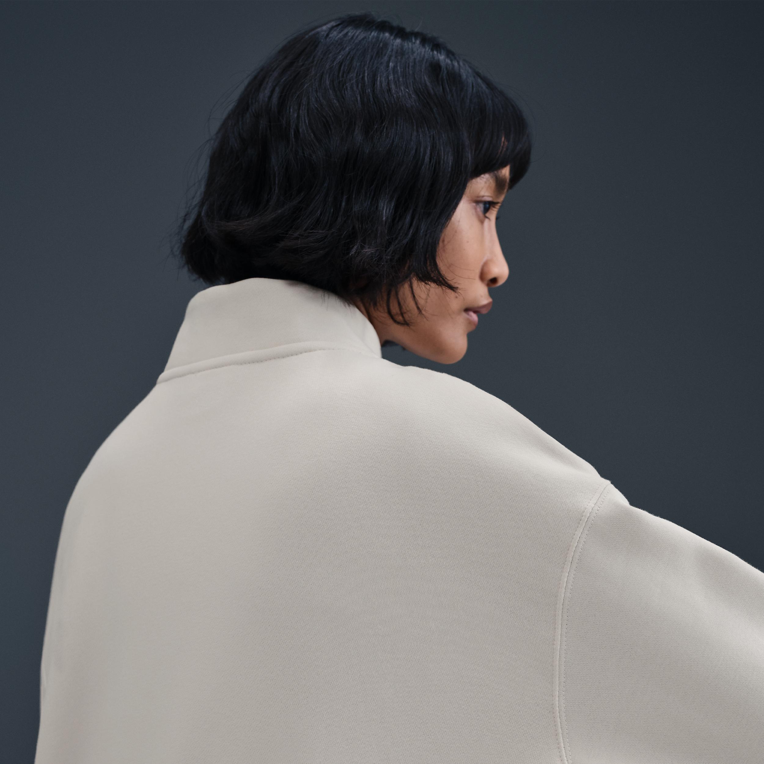 Womens Nike Sportswear Phoenix Fleece Oversized 1/4-Zip Long Sweatshirt | HJ0931-633 Product Image