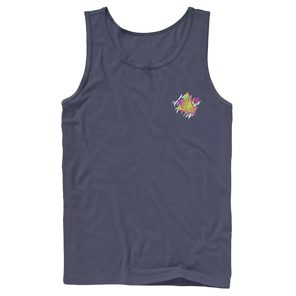 Men's Rocket Power Retro Triangle Logo Graphic Tank Top,  Product Image