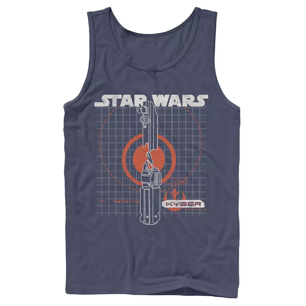 Men's Star Wars The Rise of Skywalker Kyber Crystal Tank Top,  Product Image