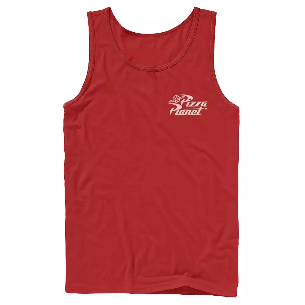 Men's Disney / Pixar Toy Story Pizza Planet Logo Pocket Tank Top,  Product Image