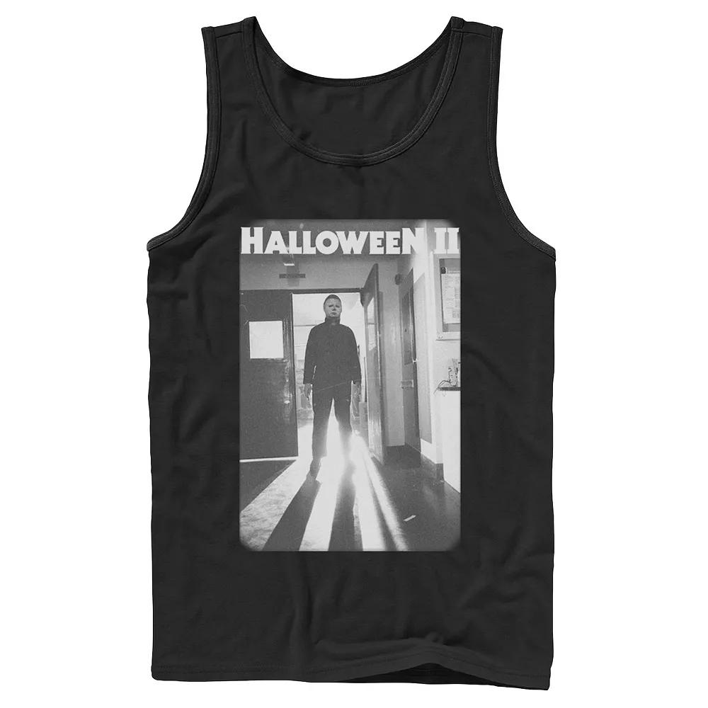 Men's Halloween 2 Michael Myers Faded Poster Tank Top,  Product Image