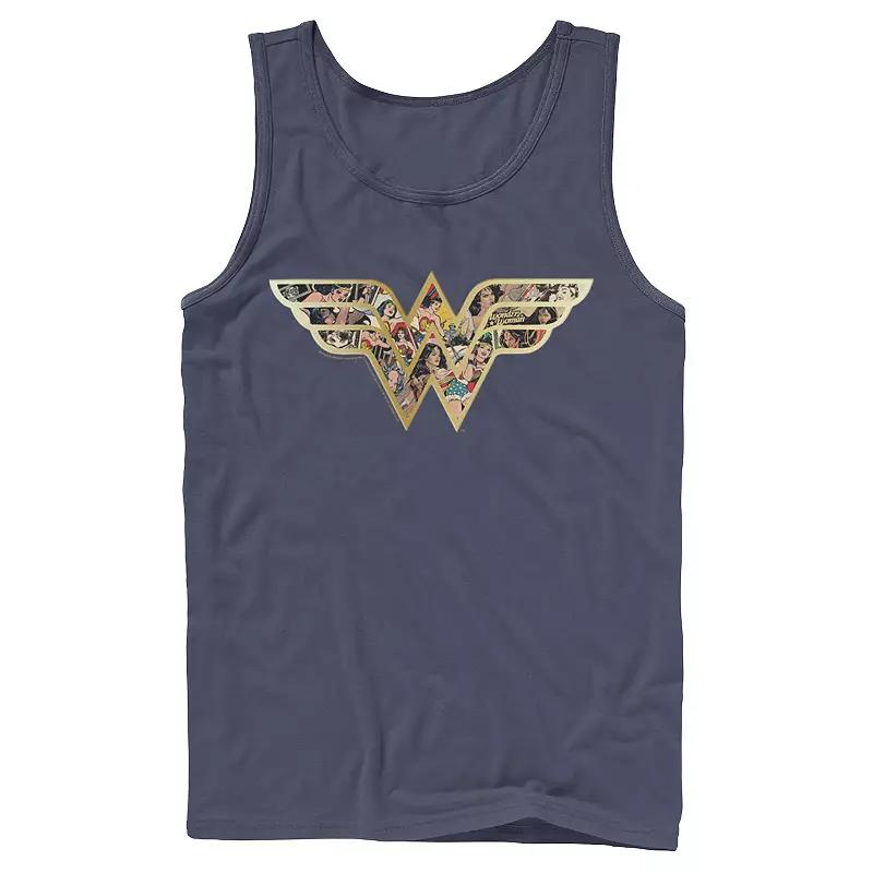 Men's Jurassic Park Beige Flat Movie Logo Tank Top,  Product Image