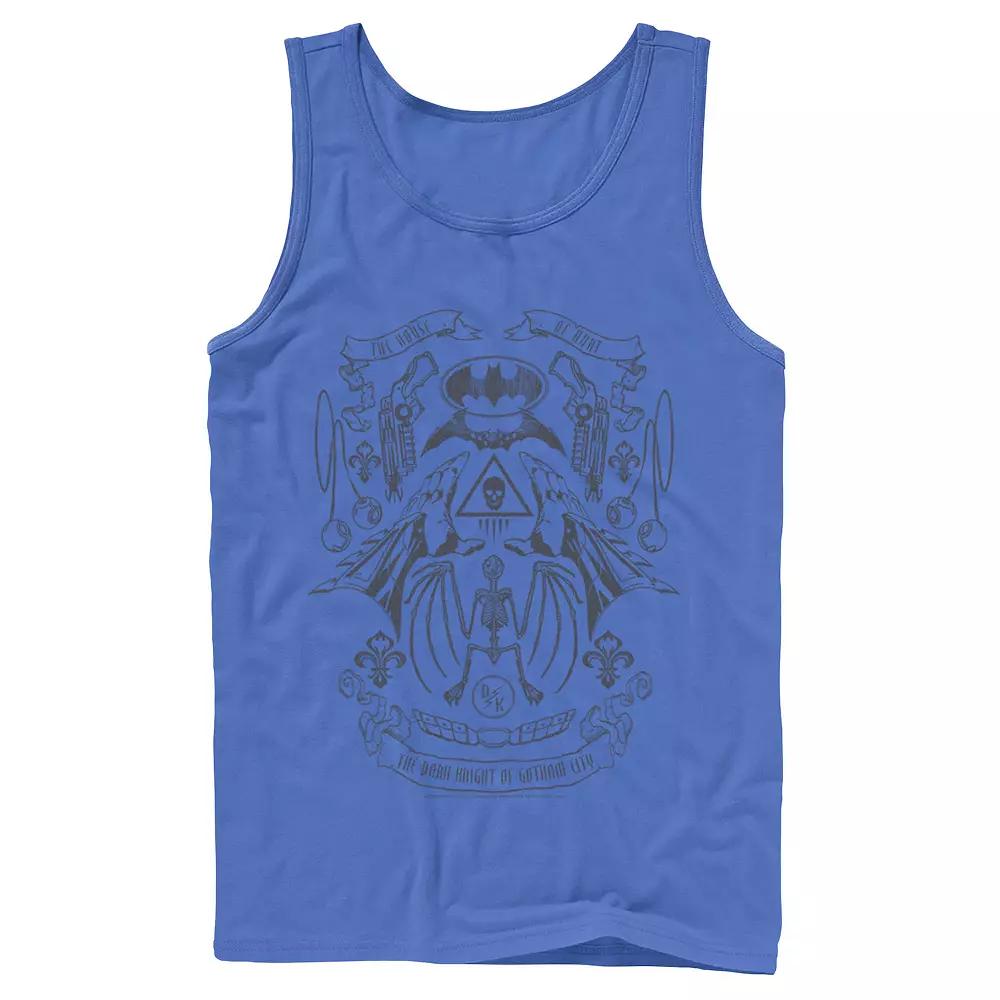 Men's Jurassic Park Neon Gradient Scene Tank Top,  Product Image