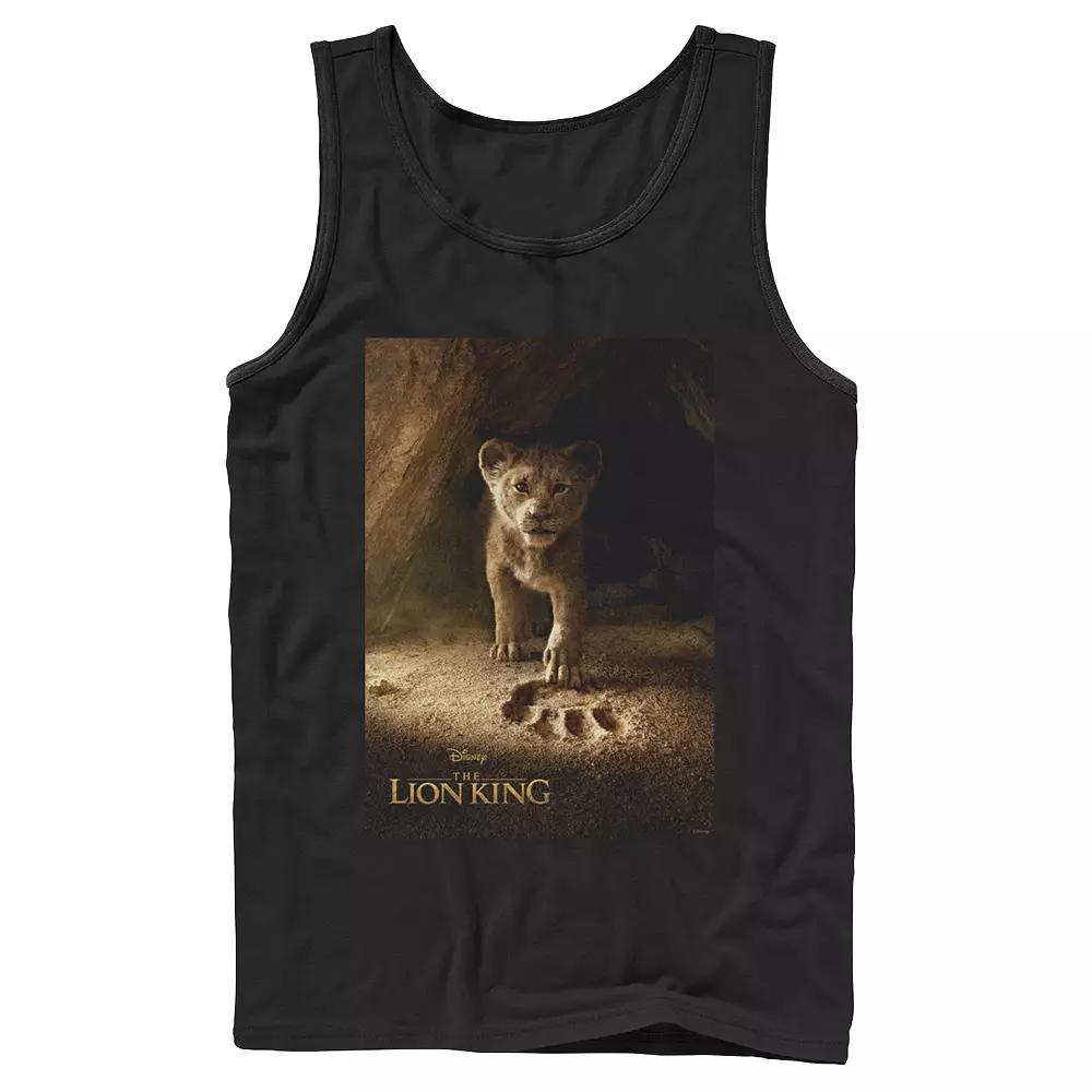 Disney's The Lion King Simba Paw Men's Live Action Movie Poster Tank Top,  Product Image