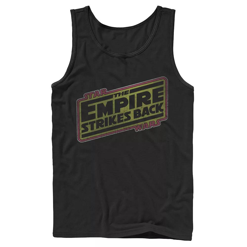 Men's Jurassic Park Neon Gradient Scene Tank Top,  Product Image
