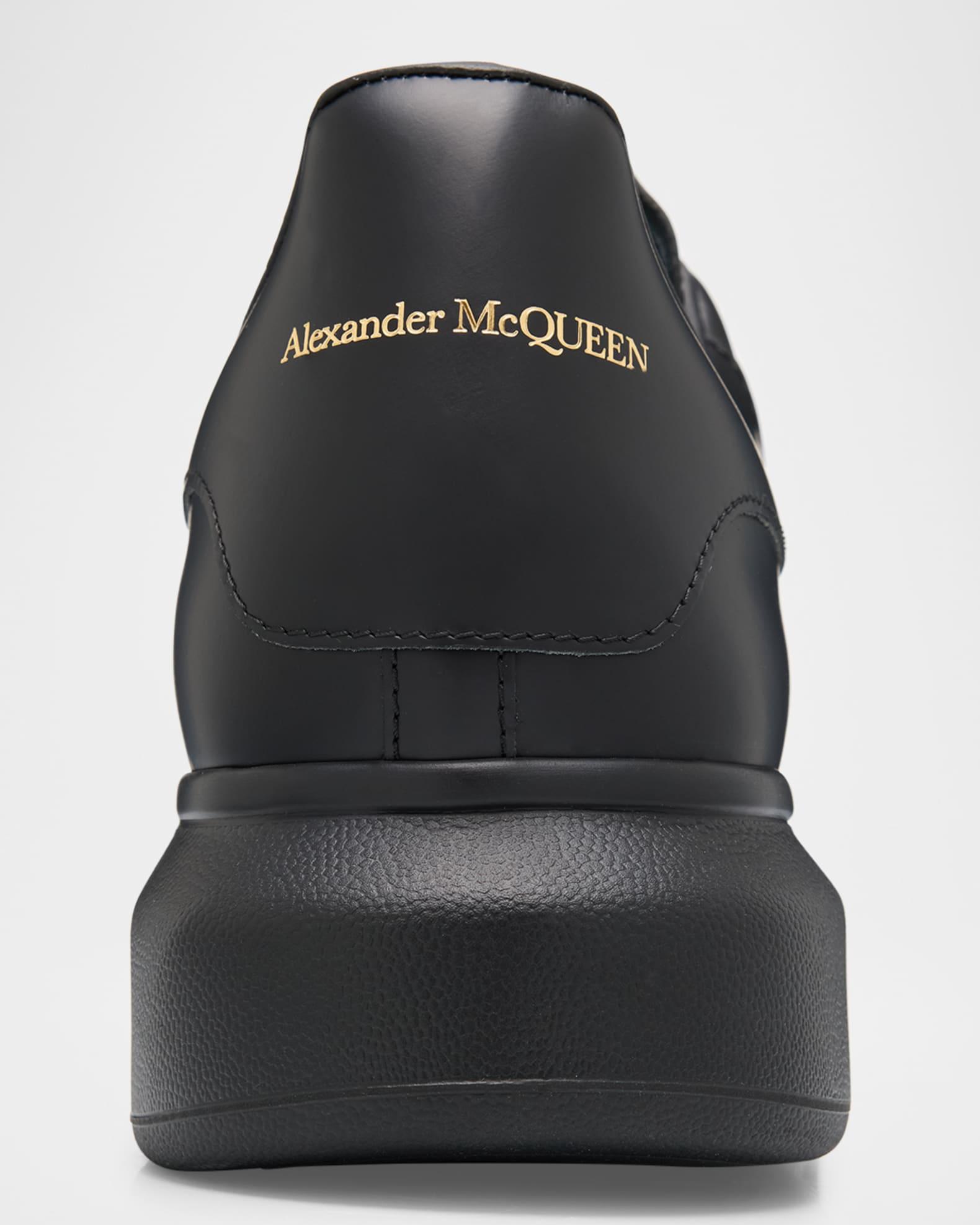 Mens Oversized Leather Platform Sneakers Product Image