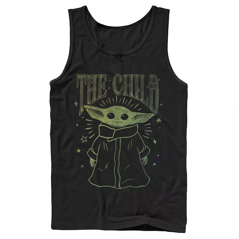 Men's Star Wars The Mandalorian The Child First Meeting Portrait Tank Top,  Product Image
