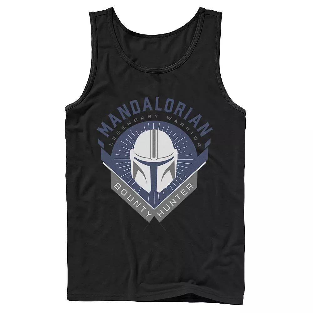 Men's Star Wars The Mandalorian Warrior Emblem Tank Top, Size: XL, Black Product Image