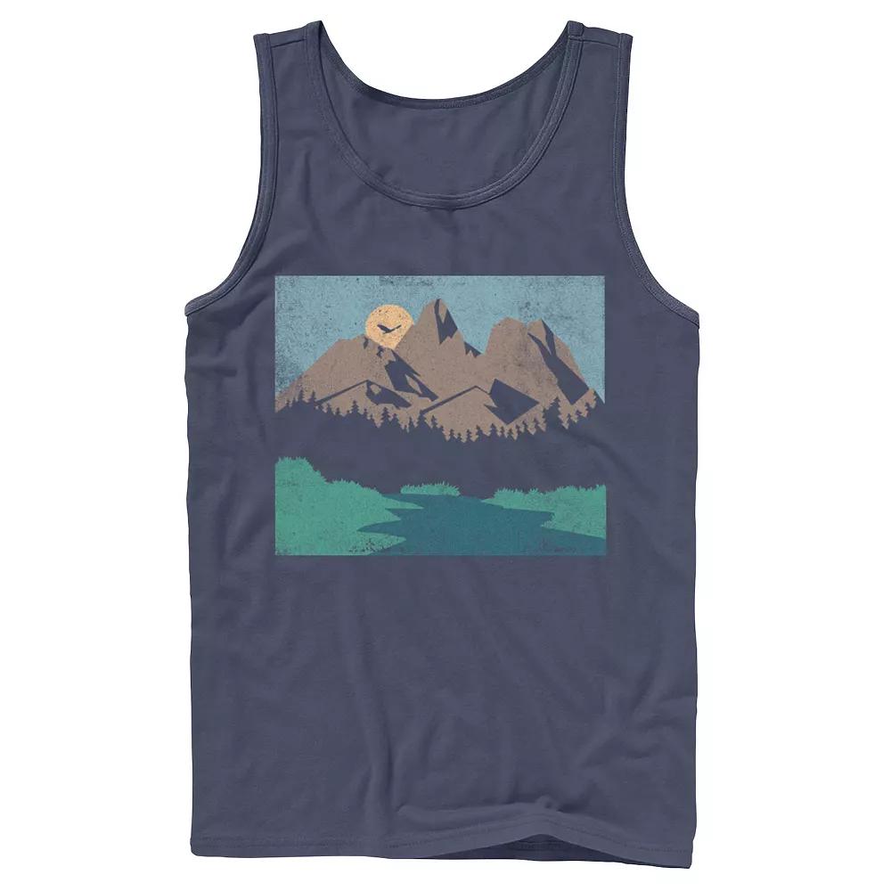 Men's Fifth Sun Outdoors Mountain Sketch Tank Top,  Product Image