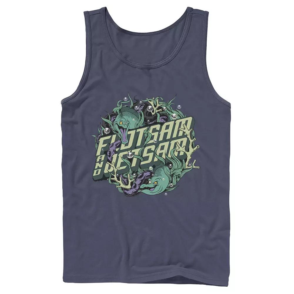 Men's Disney The Little Mermaid Flotsam & Jetsam Seaweed Portrait Tank Top,  Product Image