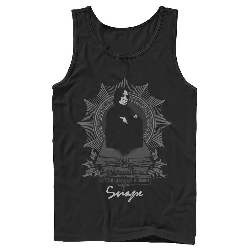 Men's Harry Potter Snape Books Portrait Graphic Tank Top,  Product Image