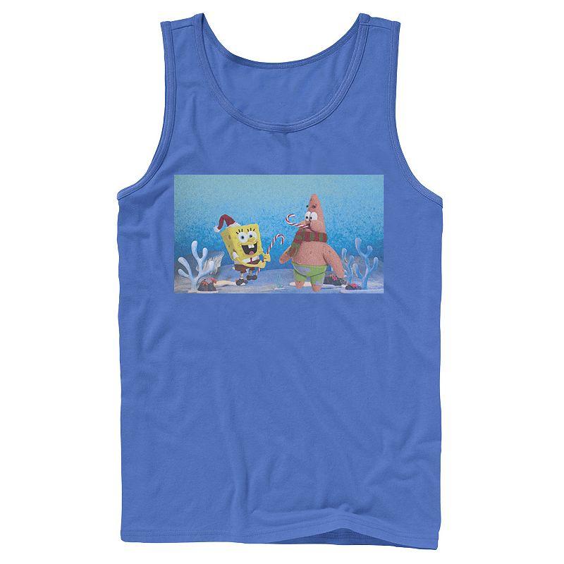 Men's Nickelodeon Spongebob Squarepants Patrick Star Christmas Buddies Graphic Tank Top,  Product Image