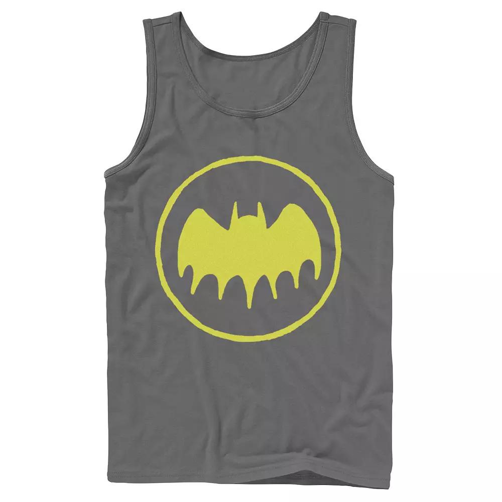 Men's DC Comics Batman Hand Drawn Logo Tank Top,  Product Image