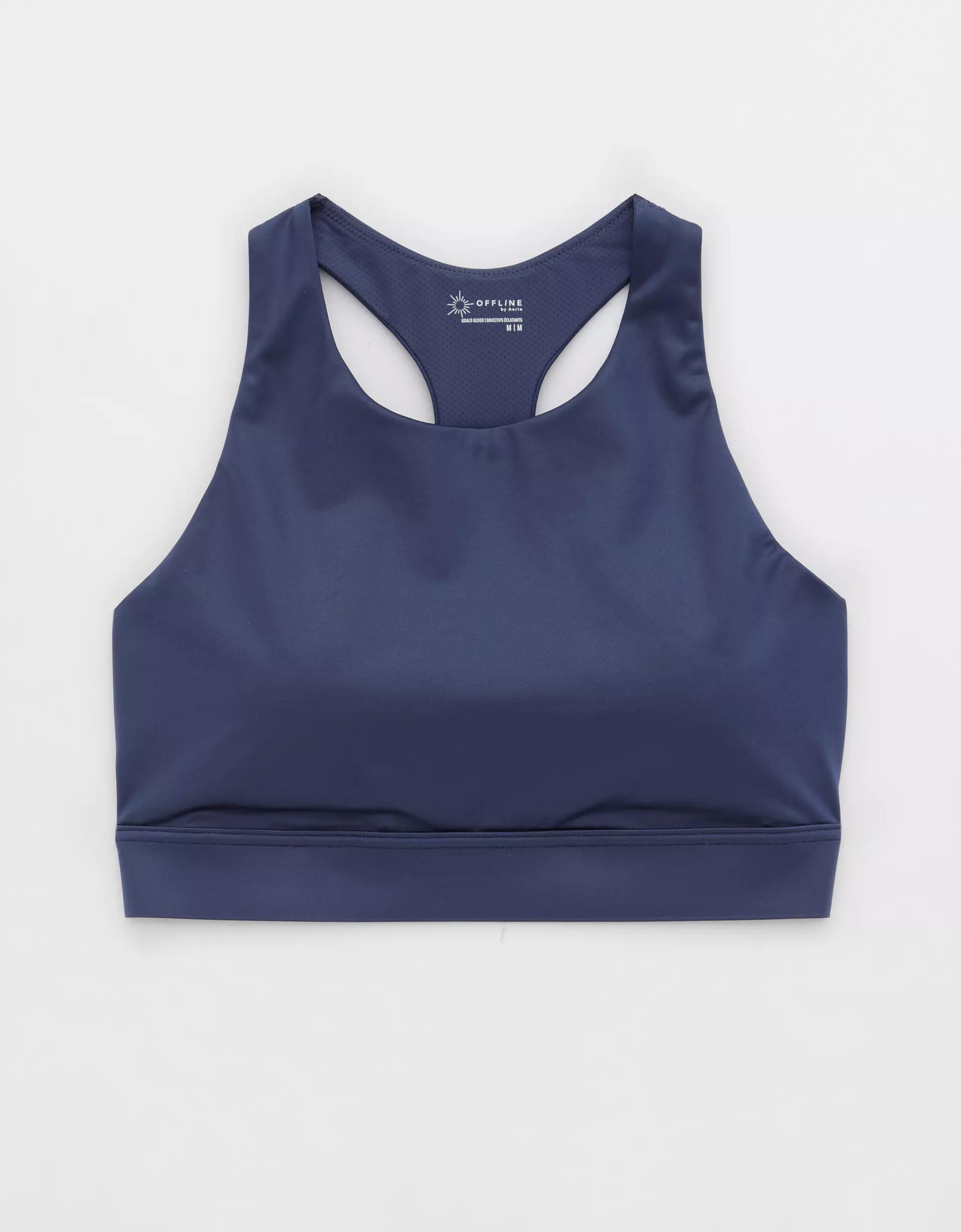 OFFLINE By Aerie Goals Gloss High Neck Sports Bra Product Image