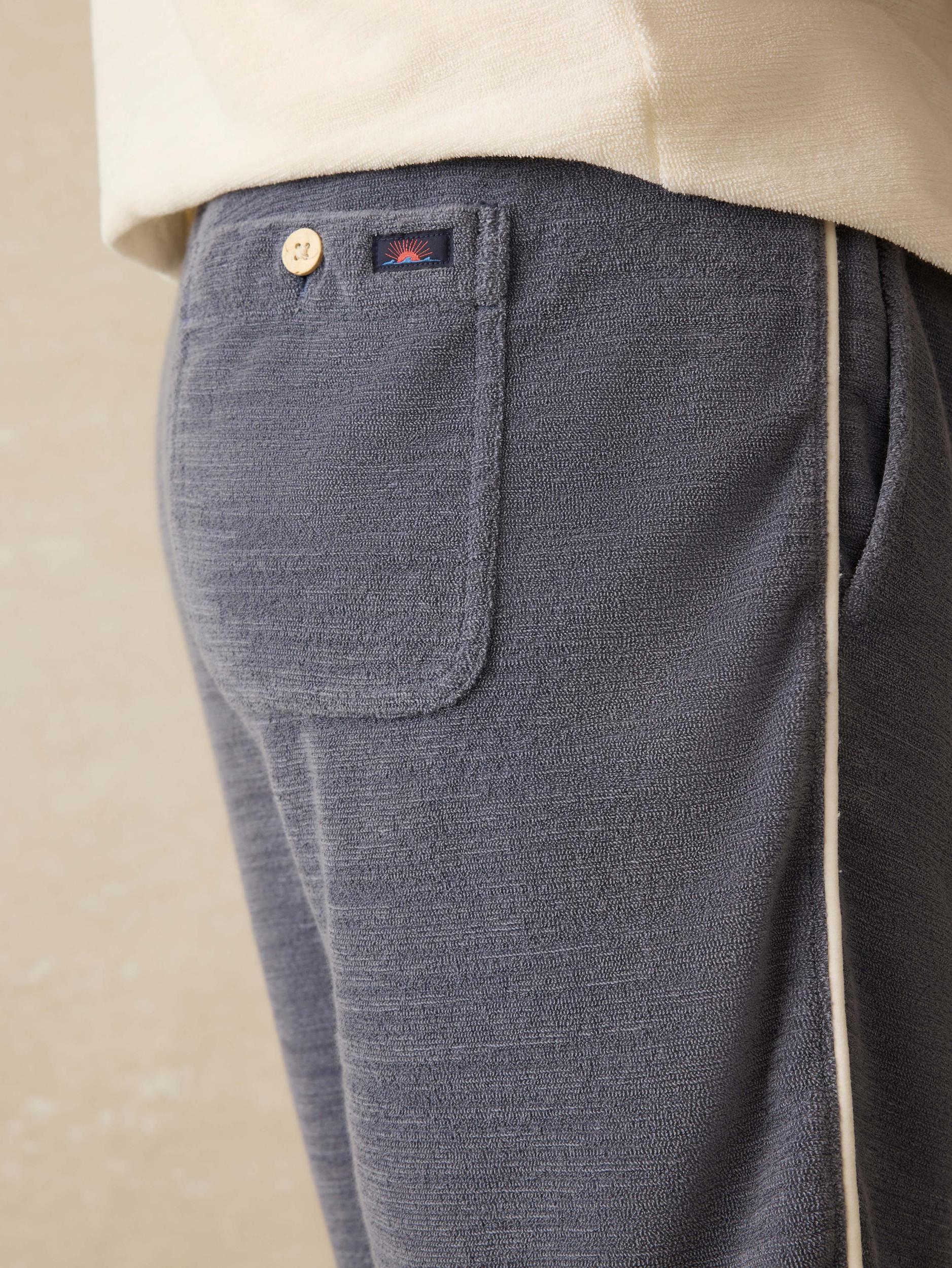 Cabana Towel Terry Sweatshort - Eastern Storm Male Product Image