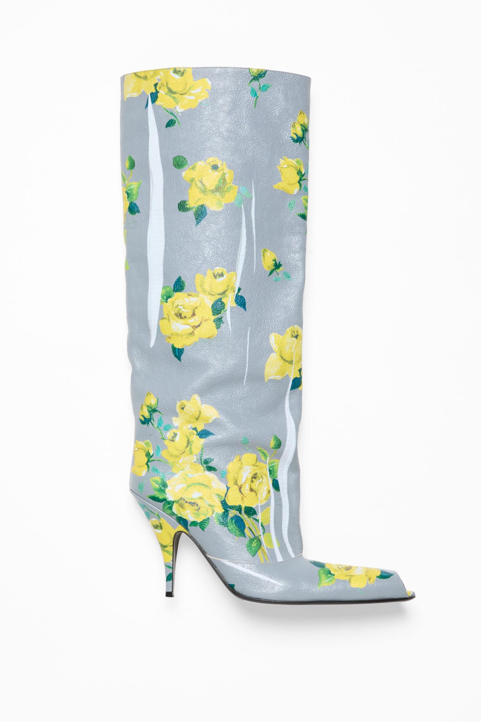 Leather boots open toe Product Image