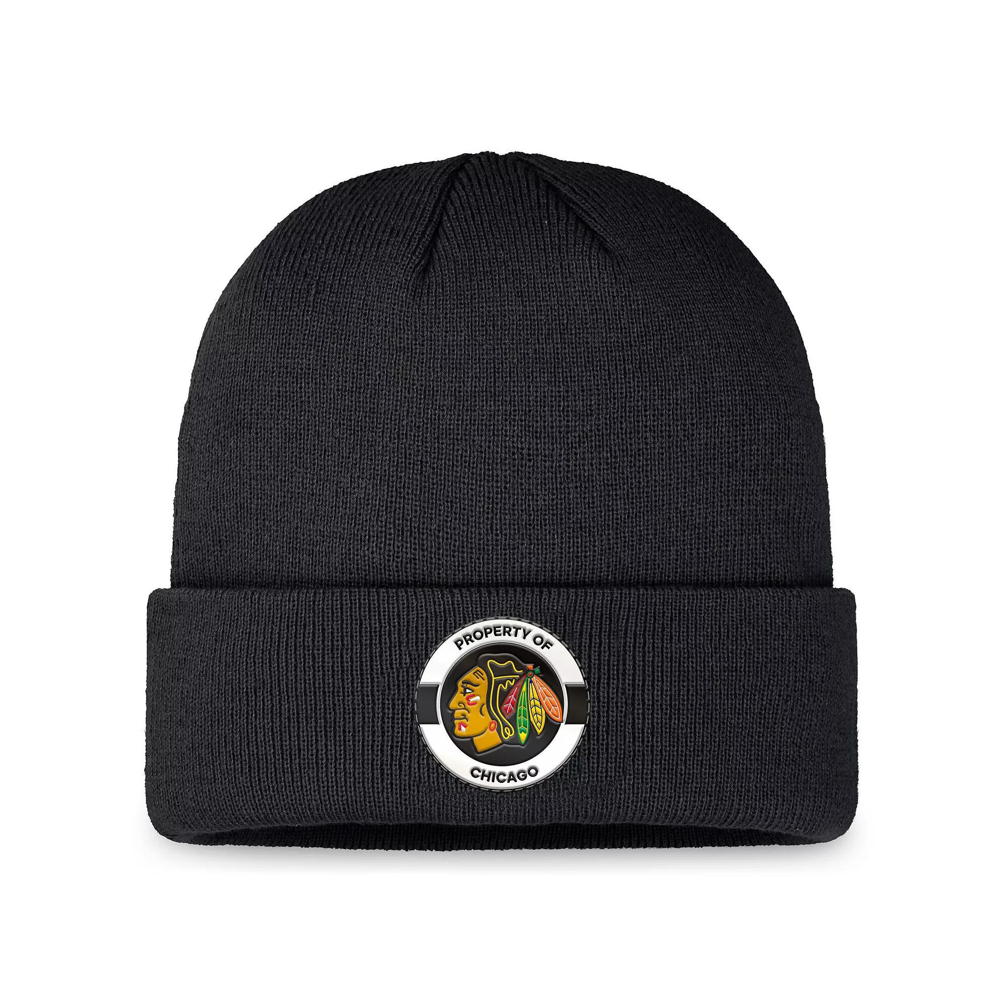 Men's Fanatics Blue Buffalo Sabres Authentic Pro Training Camp Cuffed Knit Hat Product Image