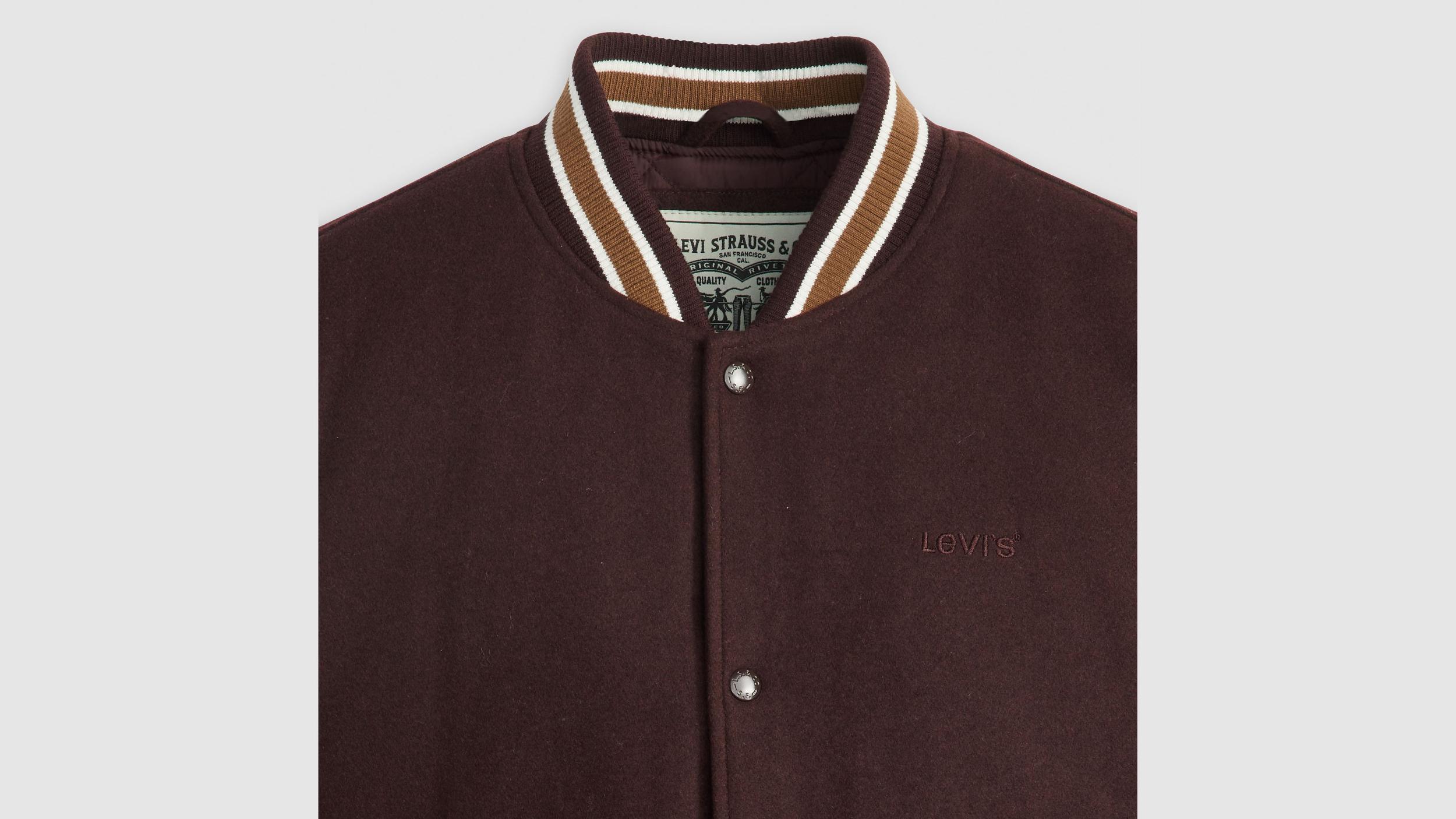 Mixed Media Varsity Jacket Product Image