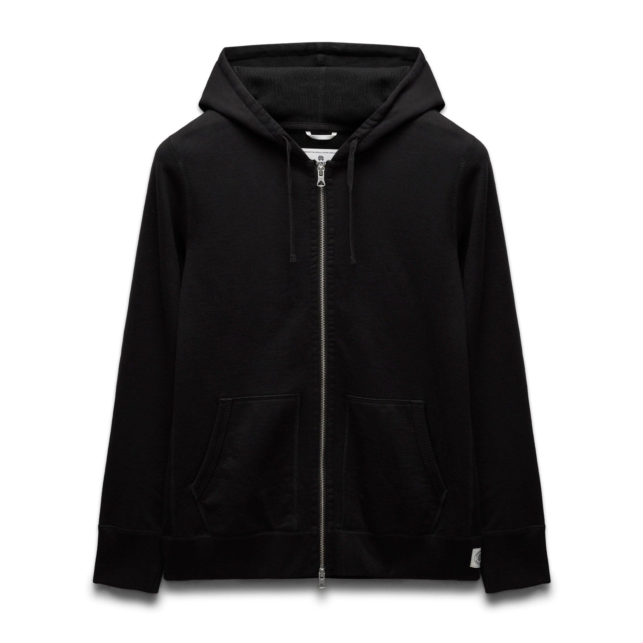 Midweight Terry Slim Zip Hoodie Male Product Image